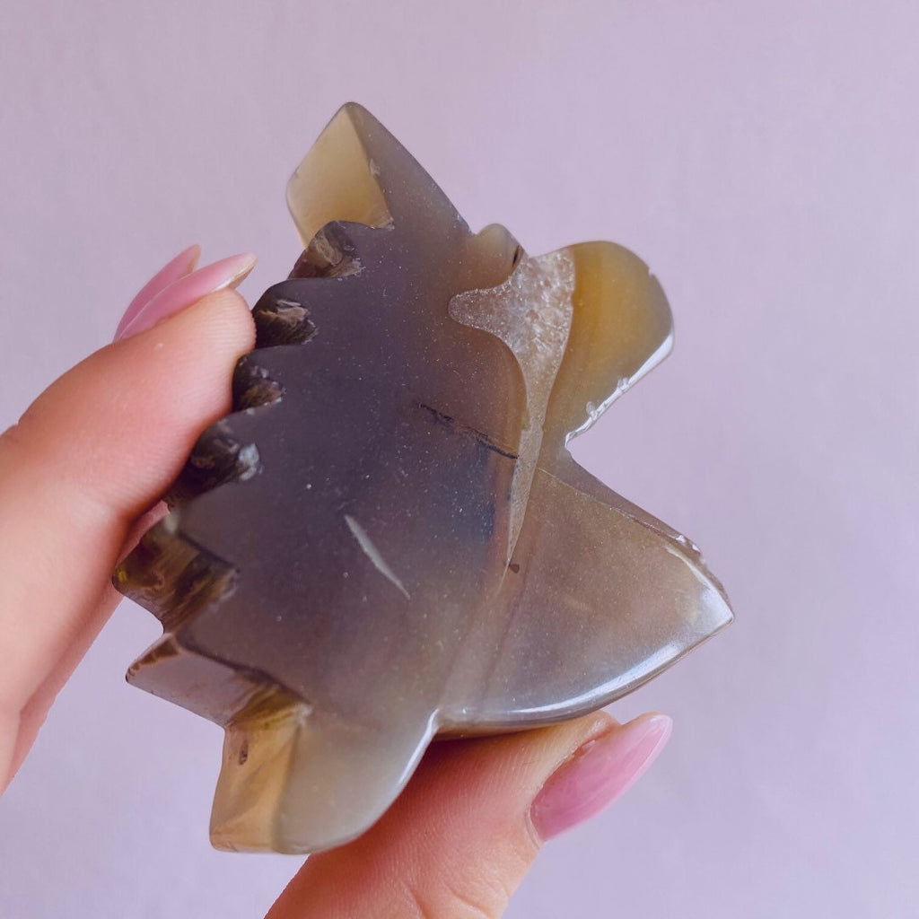 ON SALE! Beautiful Agate Crystal Unicorn ‘D’ / Transforms Negative Energy / Balances & Harmonises The Energy In Your Home / Concentration - Premium  from My Store - Just £29.99! Shop now at Lumi Gemstones
