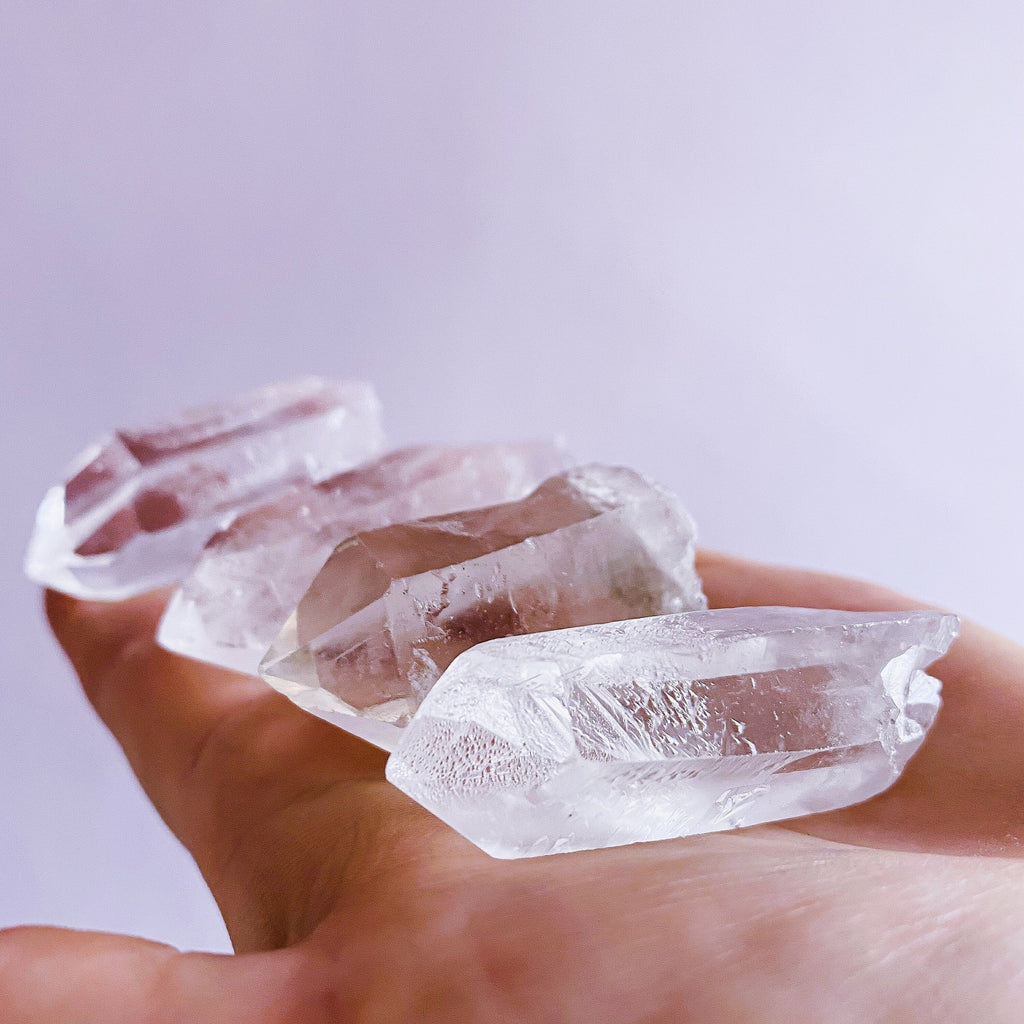 1st Grade Clear Quartz Crystal Points / ‘The Master Healer’ / Amplifies Intention & Energy / Protects Against Negativity - Premium  from My Store - Just £1.99! Shop now at Lumi Gemstones