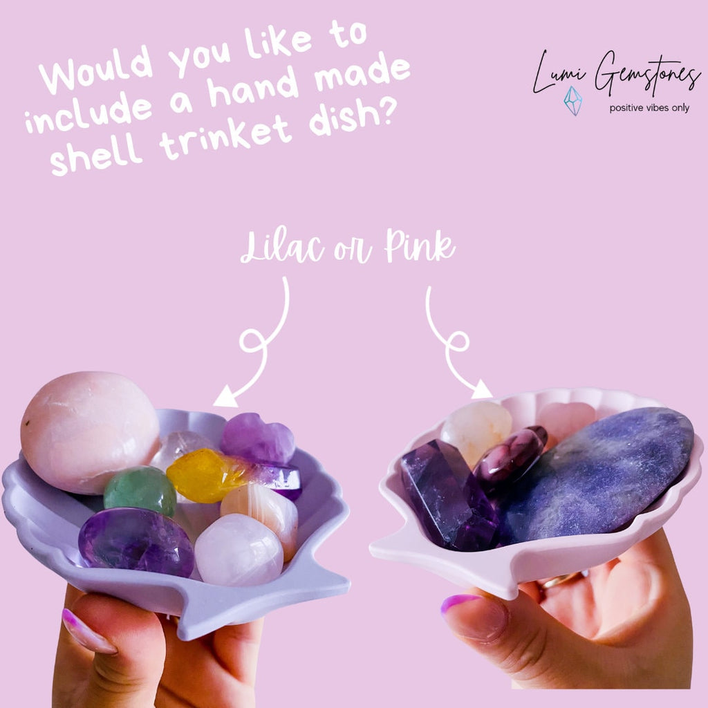 You're The Best Crystal Gift Set / Moonstone, Strawberry Quartz, Apophyllite / Gift For Her, Crystal Gift Sets, Valentines Day Crystals - Premium  from My Store - Just £33! Shop now at Lumi Gemstones