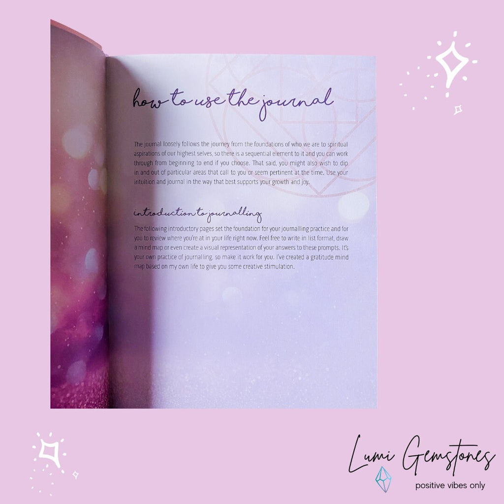 Mindful Living Journal by Katie Rose / Journalling Practises For A Sacred & Happy Life / Gift For Her / Journal, Diary - Premium  from My Store - Just £18.99! Shop now at Lumi Gemstones