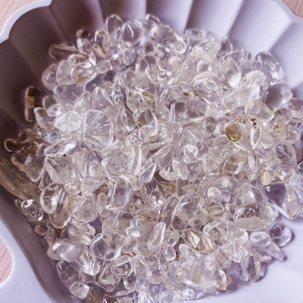 Clear Quartz Crystal Chips / Ethically Sourced / The Master Healer, Amplify Intention & Energy, Protect Against Negativity / Crystal Healing - Premium  from My Store - Just £3! Shop now at Lumi Gemstones